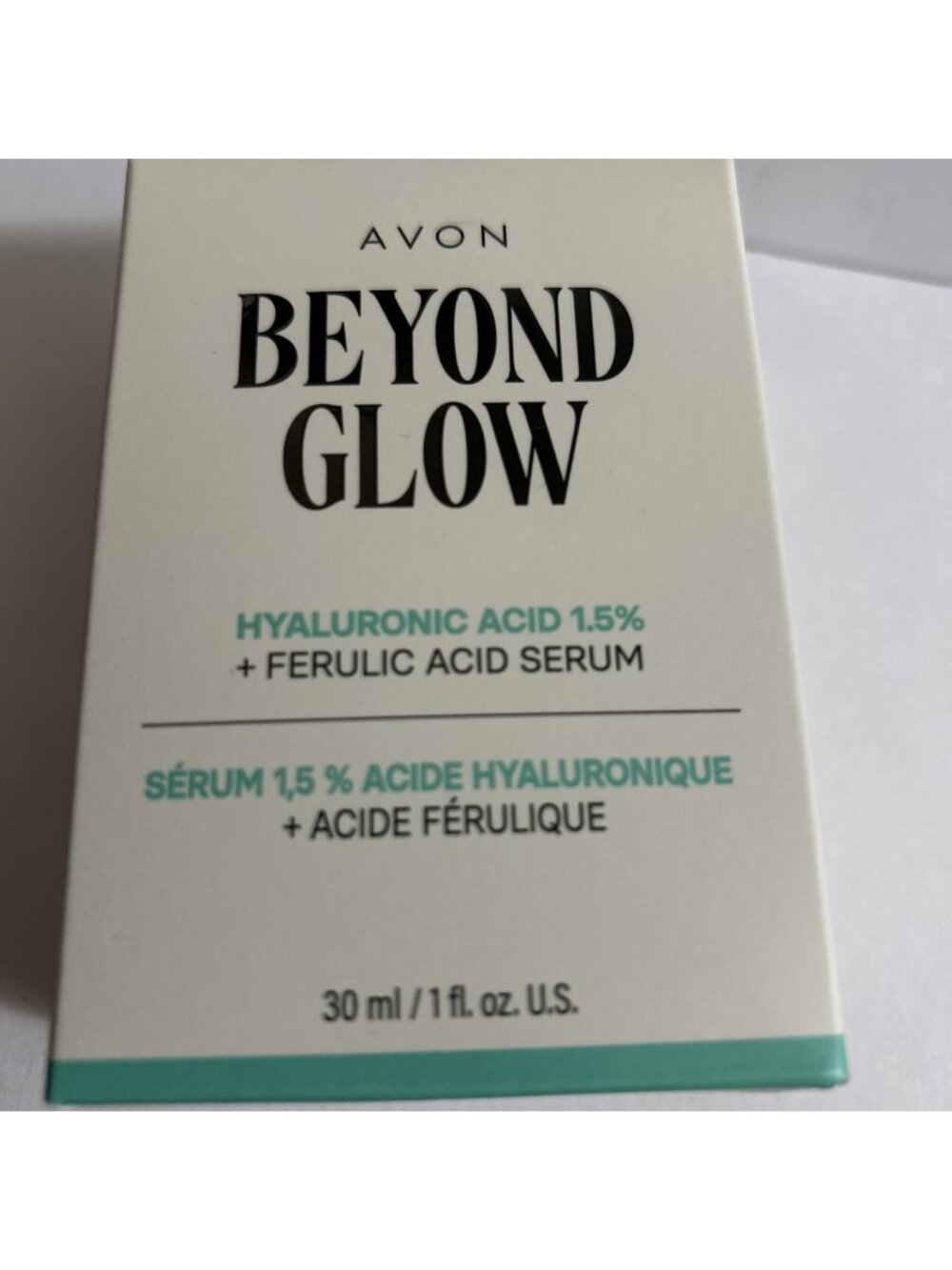 Avon Beyond Glow Hyaluronic Acid 1.5% + Ferulic Acid Serum 1 fl oz new sealed